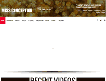 Tablet Screenshot of missconception.ca